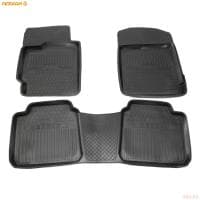Коврики салона Rezkon резиновые для Toyota Camry (2006-2011) № 1034010100