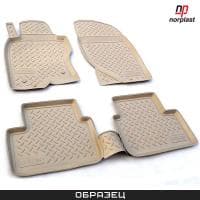 Коврики салона Norplast бежевые для Seat Alhambra (2010-2025) № NPA11-C80-030-B