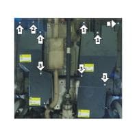 Защита топливного фильтра для Haval F7 (2019-2024) № 03124