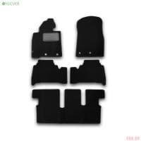 Коврики салона Klever текстильные Standart для Toyota Land Cruiser 200 7 мест АКПП (2012-2021) № KVR02489401210kh