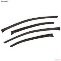 Дефлекторы окон Chromex для Toyota Corolla (E210) седан (2019-2025) с хромированным молдингом № CHROMEX.63028