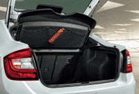 Сетка под багажной полкой оригинальная, Skoda Rapid 2012-2020 артикул 5JH065110