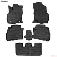 Коврики 3D салона для Toyota Fortuner (2020-2025) 5 шт. № ELEMENT3DA66548210k