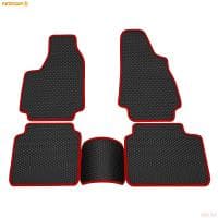 Коврики салона Rezkon EVA резиновые для Lada (ВАЗ) Niva (21213/21214) с красным кантом № 9039035104