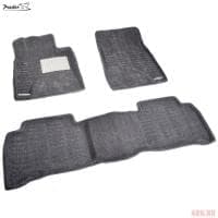 Коврики салона Pradar 3D текстильные серые для Toyota Land Cruiser 200 (2008-2012) № SI 19-00196