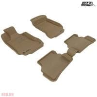 Коврики салона Sotra Liner 3D VIP бежевые для Mercedes C-Class W204 (2007-2011) № ST 73-00098