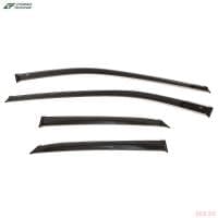 Дефлекторы боковых окон для Lexus RХ (2015-2025) с хромированным молдингом № L21215CR