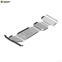 Защита переднего дифференциала, картера, КПП, радиатора и раздаточной коробки (усиленная) для Toyota Tundra (2022-2025) 4WD № 32528