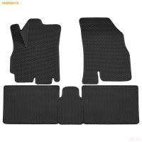 Коврики салона 3D EVA ромб резиновые для Exeed LX (2021-2025) с черным кантом № 9260015101