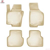 Коврики салона Norplast бежевые для Volkswagen Jetta (2011-2018) № NPL-Po-95-22-B