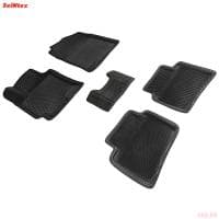 Коврики салона Eva 3D "соты" для Kia Rio X-Line (2017-2023) № 95163