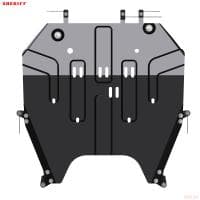 Защита картера и КПП для Mitsubishi Eclipse Cross (2018-2025) № 14.3574