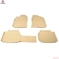 Коврики салона Norplast бежевые для Toyota Avensis (2003-2009) № NPL-Po-88-03-B