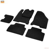 Коврики салона текстильные Lux для Lada (ВАЗ) Vesta (2015-2025) цвет графит № 5600101