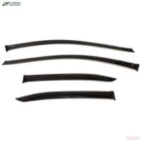 Дефлекторы окон для Toyota Corolla седан (2019-2025) с хромированным молдингом № T213319CR