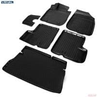 Комплект ковриков салона и багажника для Renault Duster 2WD (2010-2015) № K14701002-1