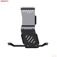 Защита КПП и раздаточной коробки для Jeep Commander (2007-2010) № 04.1955