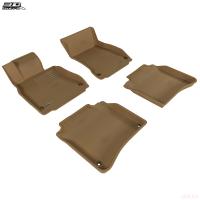 Коврики салона Liner 3D Lux для Mercedes S-Class (W223L) (2020-2025) бежевые № ST74-00747