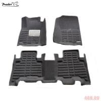 Коврики салона Pradar 3D текстильные для Toyota Land Cruiser Prado 150 (2014-2025) серые № SI 19-00253