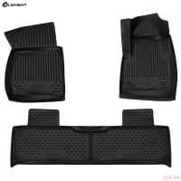 Коврики салона 3D для УАЗ Patriot 3163 (2014-2025) 3шт. № ELEMENT3DA39784210k