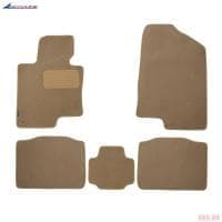 Текстильные коврики в салон Element для Kia Optima седан АКПП (2011-2016) бежевые № NLT.25.42.11.112kh