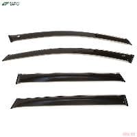 Дефлекторы боковых окон для Lada (ВАЗ) XRAY (2015-2022) широкие с хромированным молдингом № V0055CR