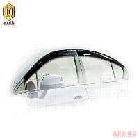 Дефлекторы окон CA Plastic Classic полупрозрачные для Honda Civic седан (2012-2016) № 2010030307176