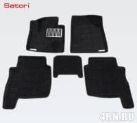 Коврики салона Satori Liner 3D Basic текстильные для Hyundai Santa Fe (2010-2012) № SI 05-00227