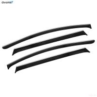 Дефлекторы окон для Haval M6 (2021-2025) с хромированным молдингом № CHROMEX.63052