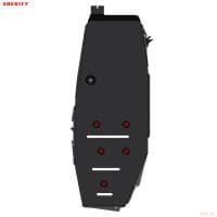 Защита топливного бака для Geely Atlas (2018-2021) № 28.3770