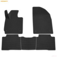 Коврики салона 3D EVA ромб резиновые для Exeed TXL (2020-2025) с серым кантом № 9260010102