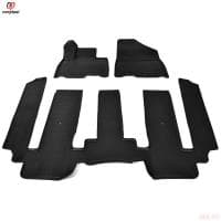 Коврики салона 3D для Kia Carnival (2020-2025) (1, 2 ряд 8-ми местная версия) № NPA10-C43-034