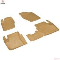 Коврики салона Norplast бежевые для Peugeot 408 седан (2012-2023) № NPA11-C64-350-B