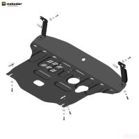 Защита картера и КПП для Kia Soul (2019-2025) № 71034