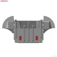 Защита рулевых тяг для Toyota Land Cruiser 75 (2004-2007)/Land Cruiser 78 штатный бампер (2007-2025) № 24.1266