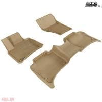 Коврики салона Sotra Liner 3D Lux бежевые для Volkswagen Touareg (2010-2018) № ST 74-00453