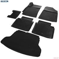 Комплект ковриков салона и багажника для Kia Cerato седан (2018-2025) № K12802003-4