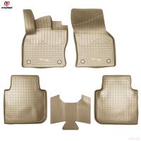 Коврики салона для Skoda Kodiaq (2017-2024) бежевые № NPA11-C81-250-2-B