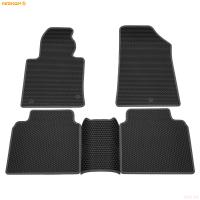 Коврики салона EVA соты резиновые для Kia Optima (2016-2020) с черным кантом № 9121015201