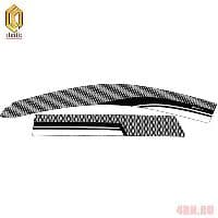 Дефлекторы окон cерия "Art" черные для Great Wall Hover H3 (2014-2016) № 2010031509371