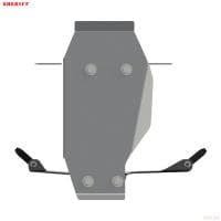 Защита редуктора для Subaru Legacy/Outback (2015-2025) № 22.3145