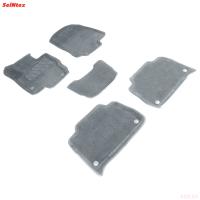 Коврики салона 3D текстильные для Mercedes GLE Coupe (C167) (2018-2025) серые № 30237