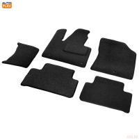 Текстильные коврики салона Business для Kia Sorento (2020-2025) 5/7 мест, графит № 5280401