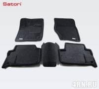 Коврики салона Satori Liner 3D Basic текстильные для Audi Q7 (2007-2009) № SI 02-00190