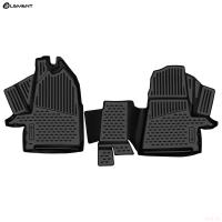 Коврики 3D салона для Ford Transit (2024-2025) 2 шт. № ELEMENT3DAN0942210.F