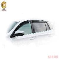 Дефлекторы окон CA Plastic Classic полупрозрачные для Toyota RAV4 (2015-2018) № 2010030312590