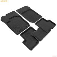 Коврики салона Rezkon 3D Evaplast текстильные для Renault Logan (2004-2014) № 4529015100