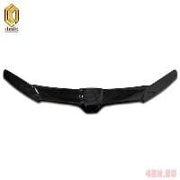 Дефлектор капота CA Plastic "Exclusive" Classic черный для Skoda Octavia комби (2013-2020) № 2010060110227