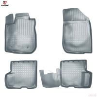 Коврики салона для Renault Logan (2014-2022) серые № NPA11-C69-350-G