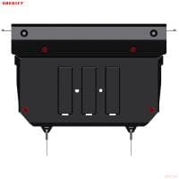 Защита картера и КПП для Mazda CX-30 (2019-2025) № 12.4319